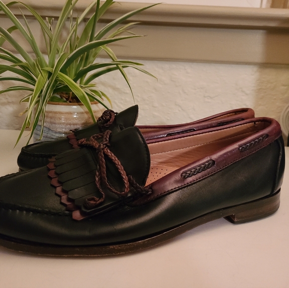 Allen Edmonds Woodstock Leather Men\'s Dress Shoes Brown Black  Size 11 EEE J main image 7